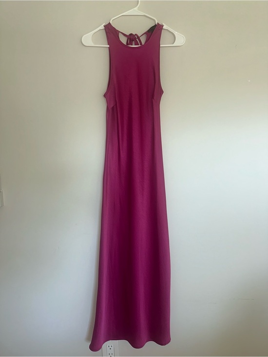 House of Harlow 1960 Dresses & Skirts - House of Harlow 1960 Magenta Satin Sleeveless Maxi Dress